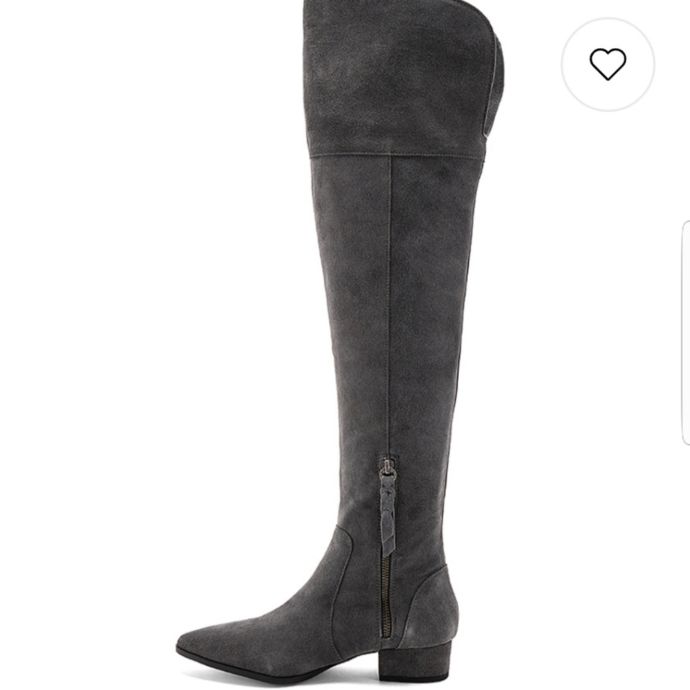 Grey Suede Splendid knee high boots